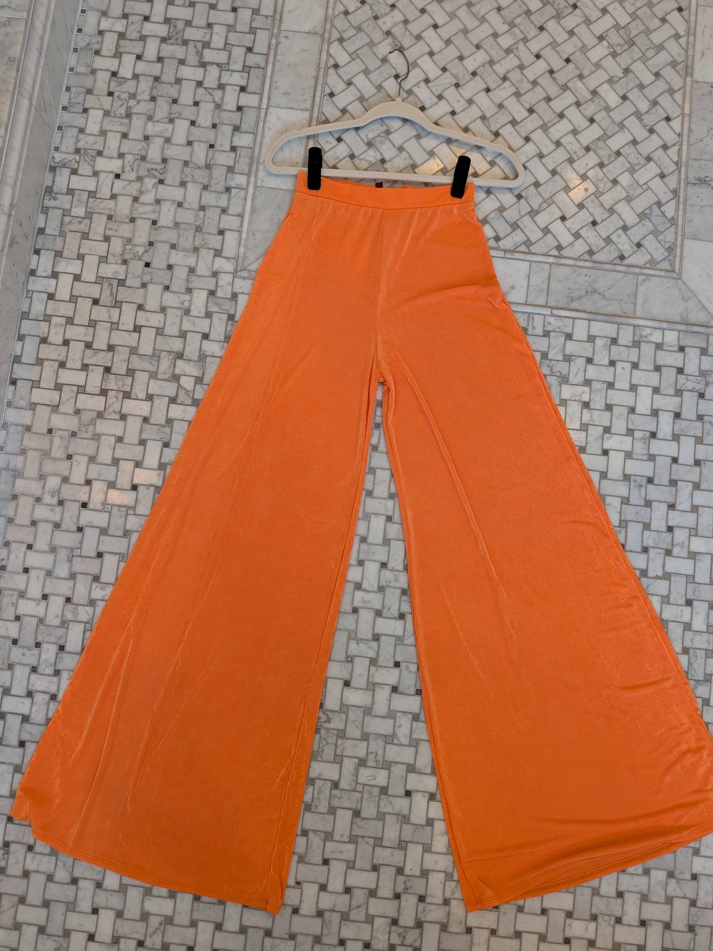 Alora Eden "Walk The Way" Orange Dream Wide Leg Pants M